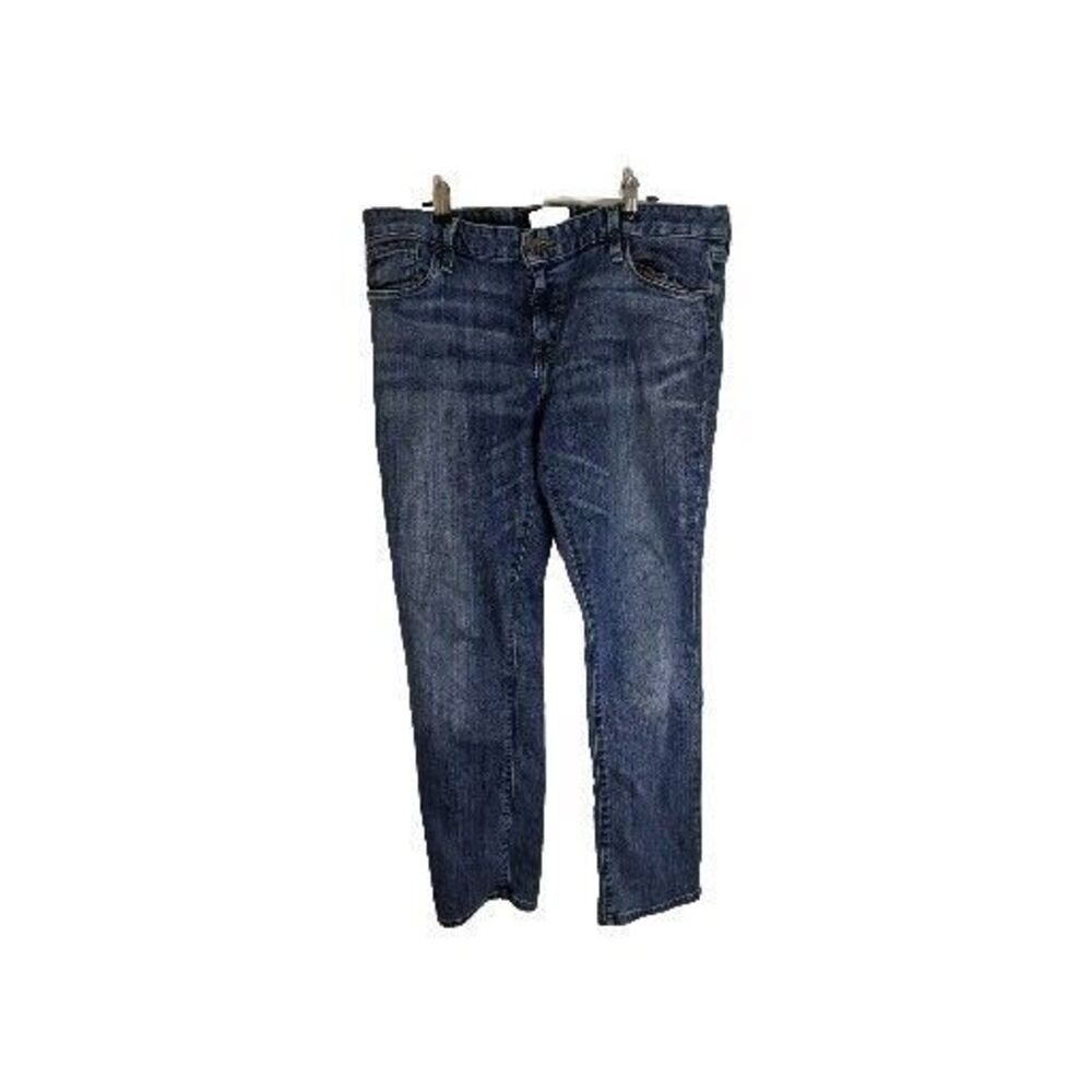41 Hawthorn Women's Jeans Size 31" Straight Leg Blue  Chestnut Med Wash 35x29.5